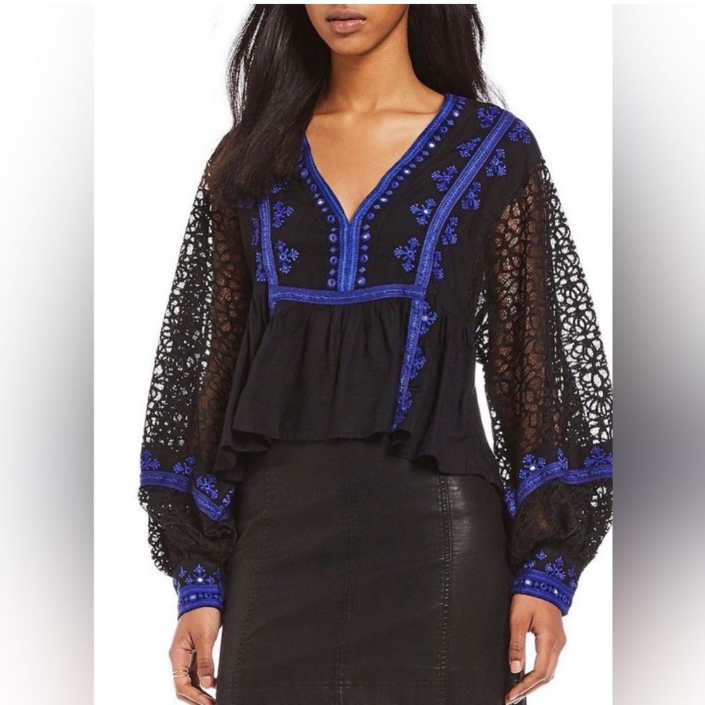 Free people Boogie All Night top. Worn twice. 108 retail